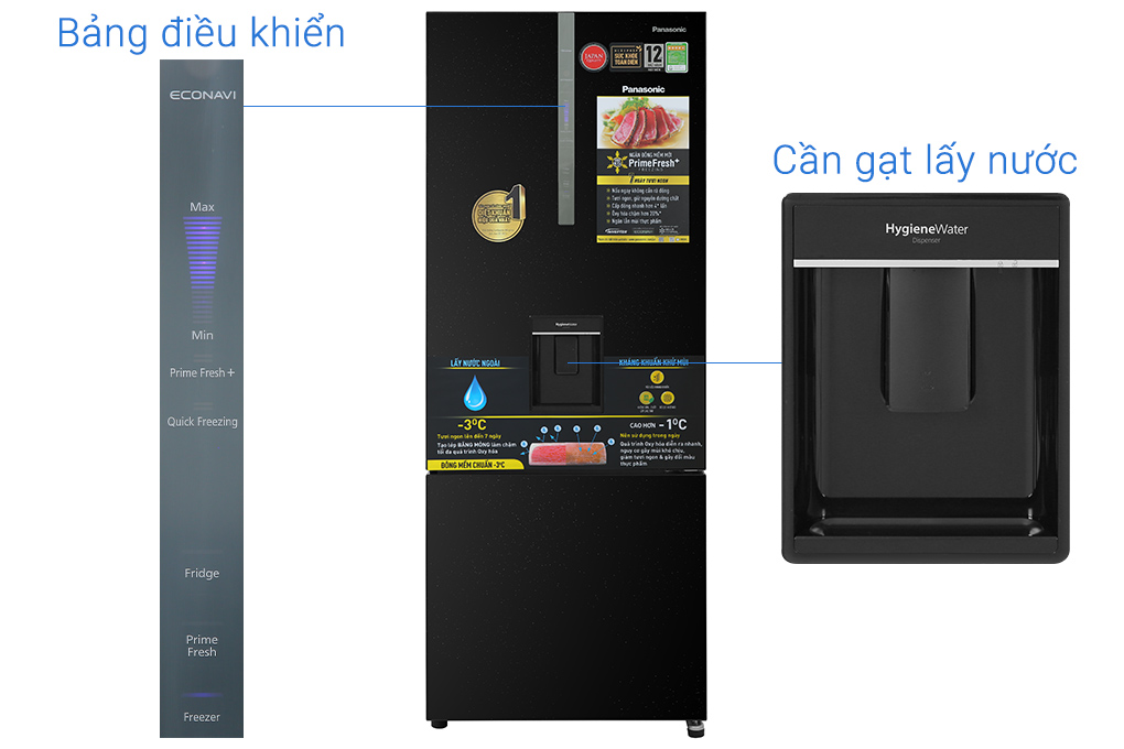 Tủ lạnh Panasonic Inverter 417 lít NR-BX471GPKV Mới 2021 - Hàng chính hãng