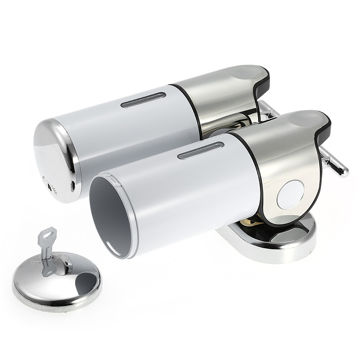 Bộ 2 Hộp xà bông gạt thông minh 500ml/ bình trắng