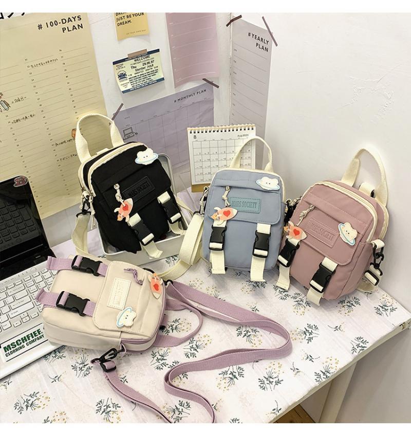 Ba Lô Mini Nữ Nylon Túi Đeo Vai Cho Bé Gái Thời Trang Trẻ Em Nhỏ Mới Bagpack Nữ Nữ Học Ba Lô Casual