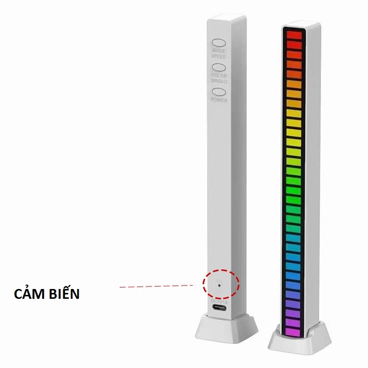 Thanh đèn led RGB nháy theo nhạc