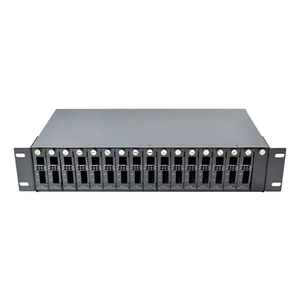 Khung Bắt Tủ Rack 19″ Cho 16 Cái Converter Quang