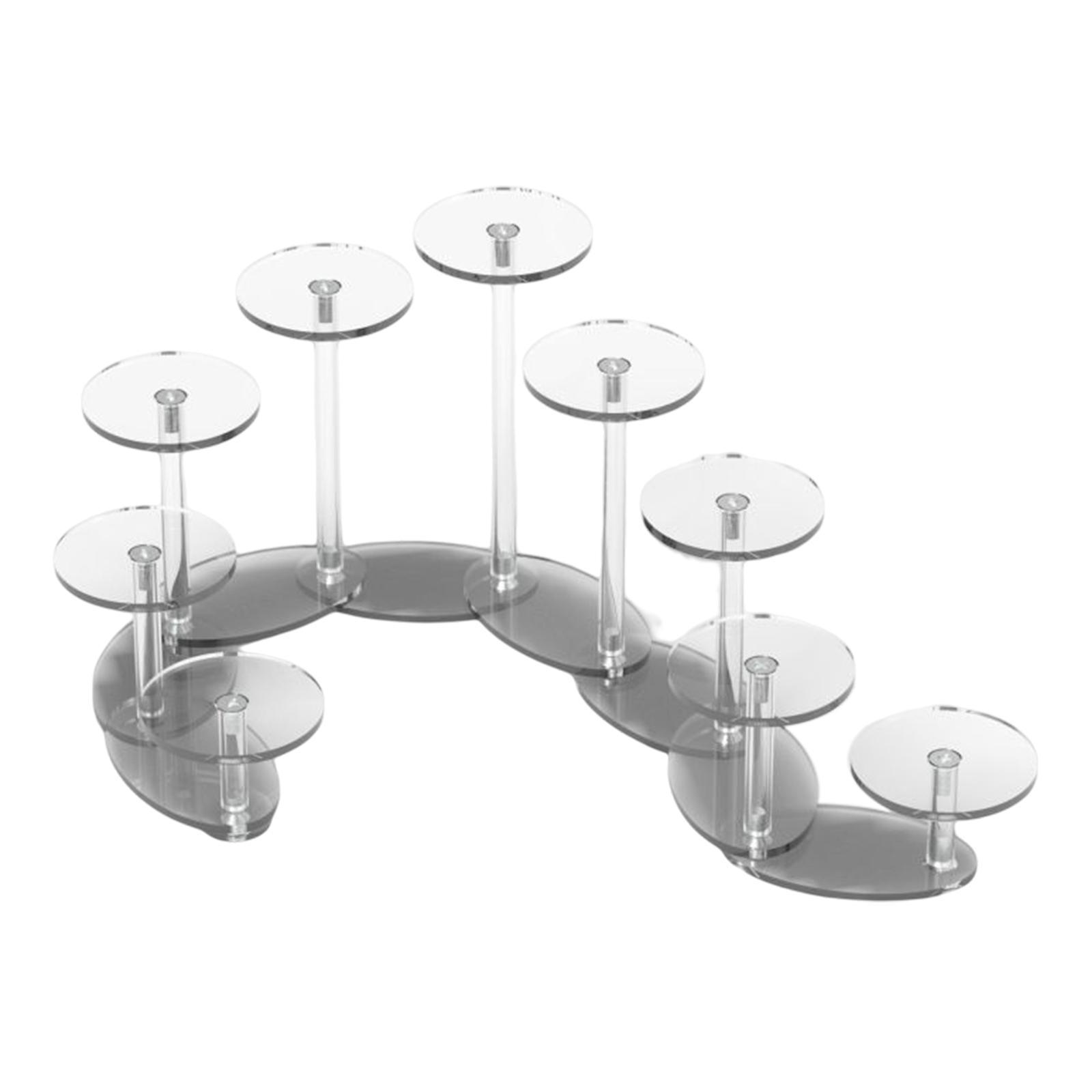 Acrylic Cupcake Display Stand Round Decorative for Birthday Party Decor