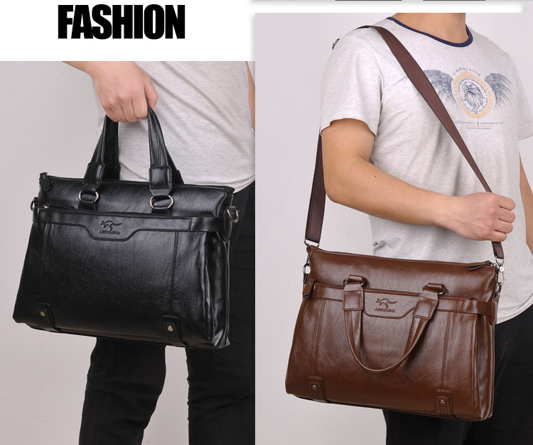 Túi xách công sở nam cao cấp JUSEN 012 túi đựng laptop, túi đựng macbook chống sốc - chống nước - chống nhăn - chống mài mòn - Hàng Chính Hãng - 14inch - 15,6 inch