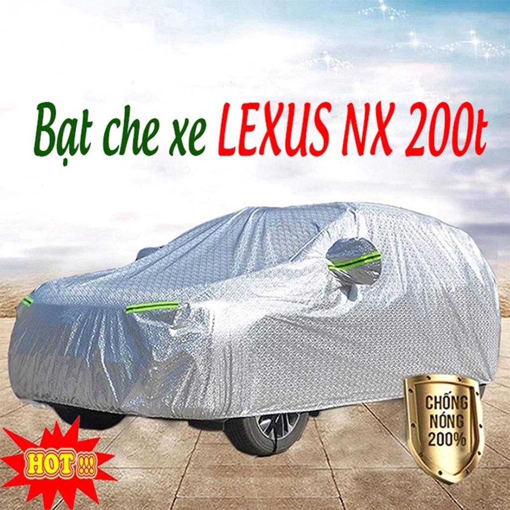 Bạt Phủ Xe Ô Tô Lexus NX 200T - Bạt Phủ Ô Tô 5 Chỗ 3 Lớp Cao Cấp Chống Mưa, Chống Nắng, Chống Cháy Loại 1