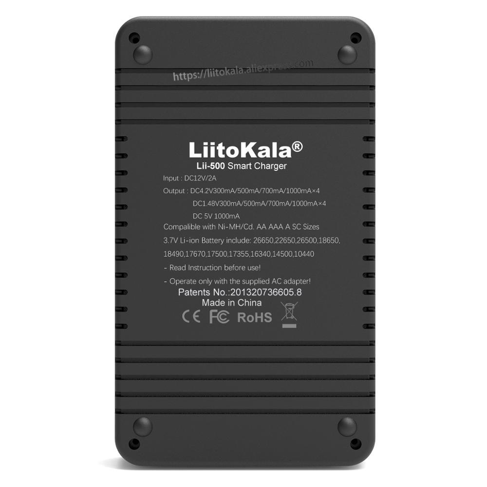 Liitokala lii-500 lii-pd4 lii-500s LCD 3.7V 18650 18350 18500 21700 20700B 20700 14500 26650