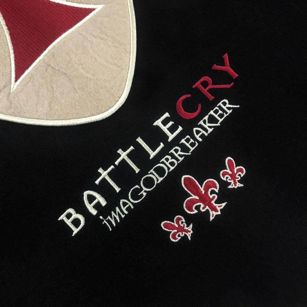 Áo Khoác Varsity Battle Cry Đen iMA God Breaker