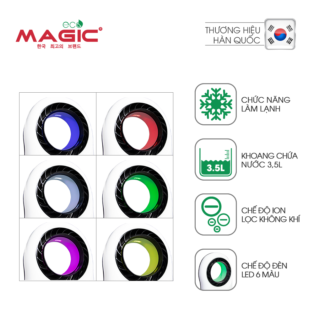 Máy làm mát không khí Magic Eco AC301 - Hàng chính hãng