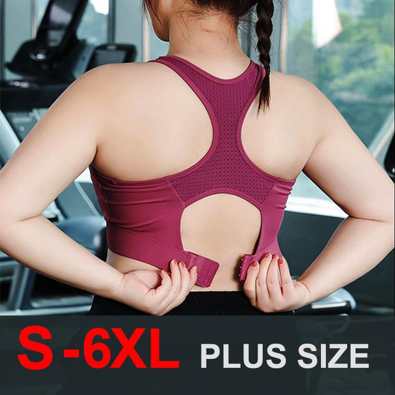 Đám Mây Che Giấu S-5XL Thể Thao Top Nữ Yoga Push Up Áo BH Áo Tập Gym Thể Hình Chống Sốc Áo Thể Thao Áo Ngực Thể Thao Hàng Đầu plus Kích Thước