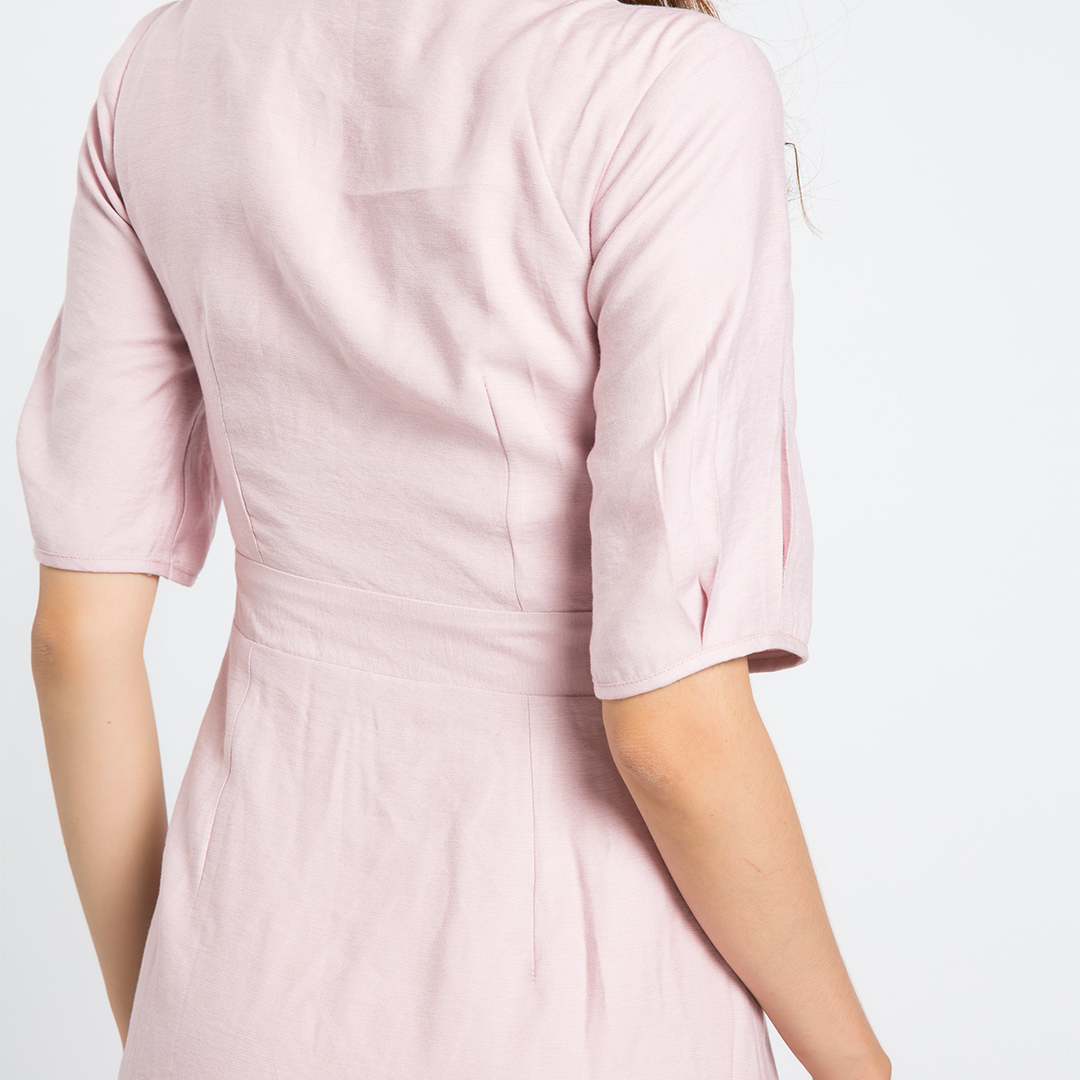Đầm Ôm Ngực Hity DRE077 (Hồng Anh Đào Sakura)