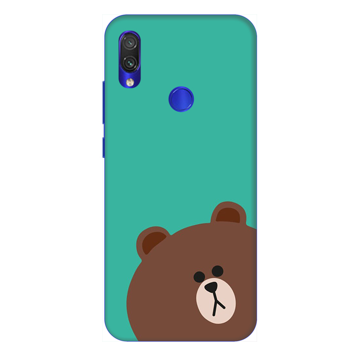 Ốp lưng dành cho điện thoại Xiaomi Redmi Note 7 hình Gấu Xám - Hàng chính hãng