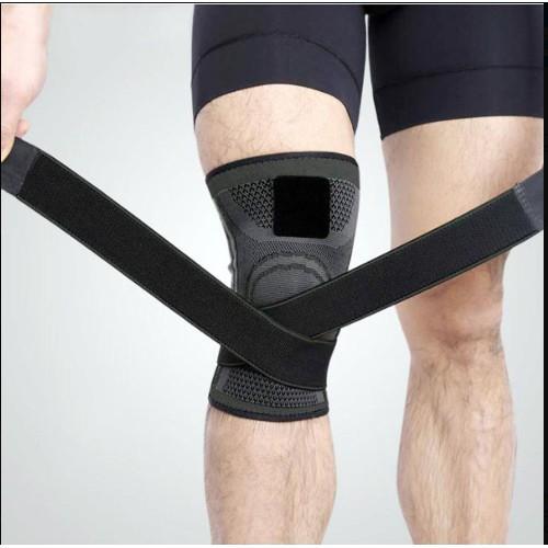 Băng Bảo Vệ Đầu Gối - Băng Gối Thể Thao Cao Cấp Màu Đen Xanh