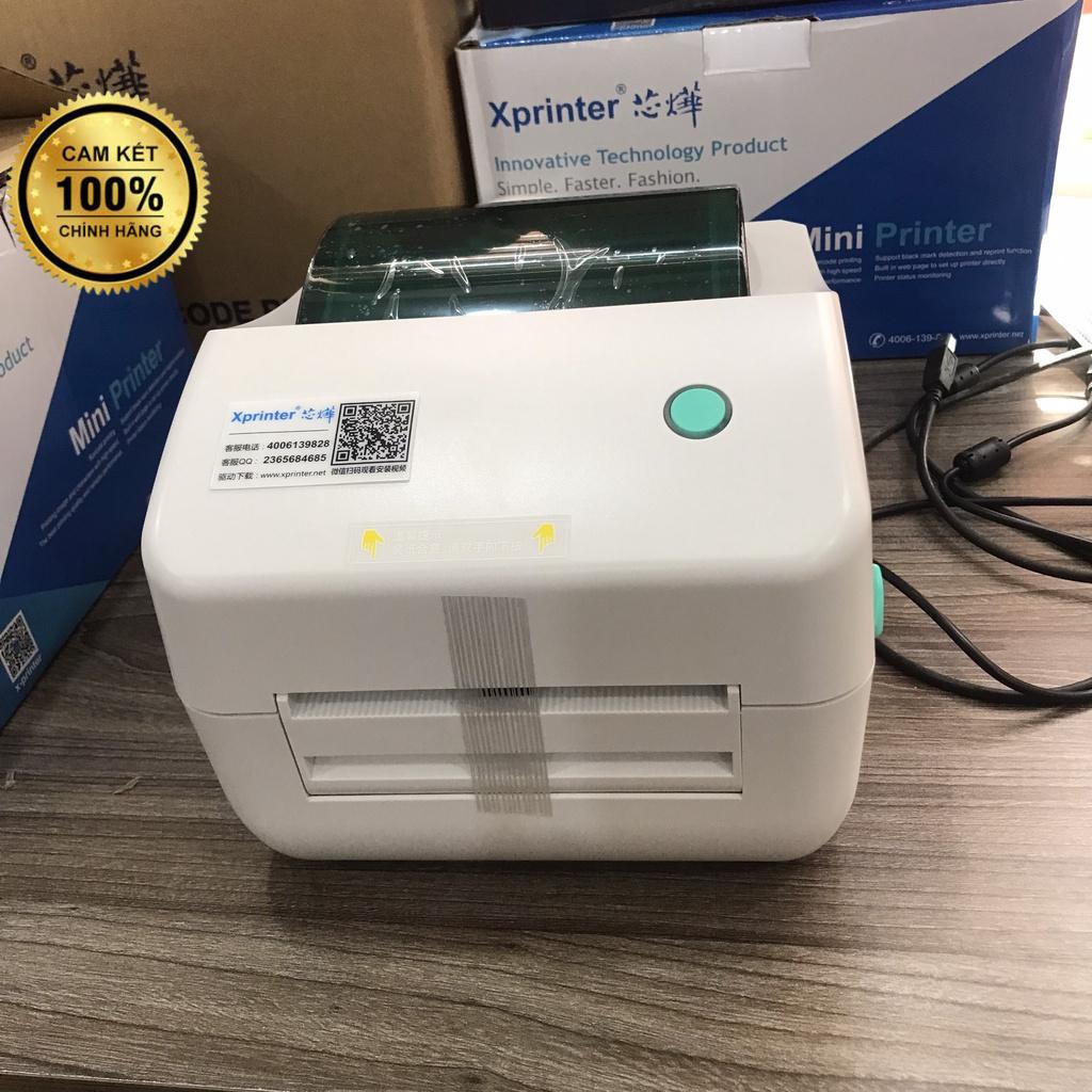 Máy in đơn hàng, máy in tem, Xprinter XP-450B, máy in nhiệt, in mã vạch(cổng USB-tốc độ in 152mm/s) - [HÀNG CHÍNH HÃNG]