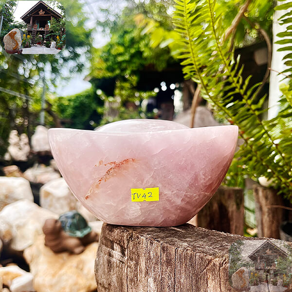 Thỏi vàng thạch anh hồng NHA SAN TV42 Chìa khóa mở ra cánh cửa phú quý – 2 kg