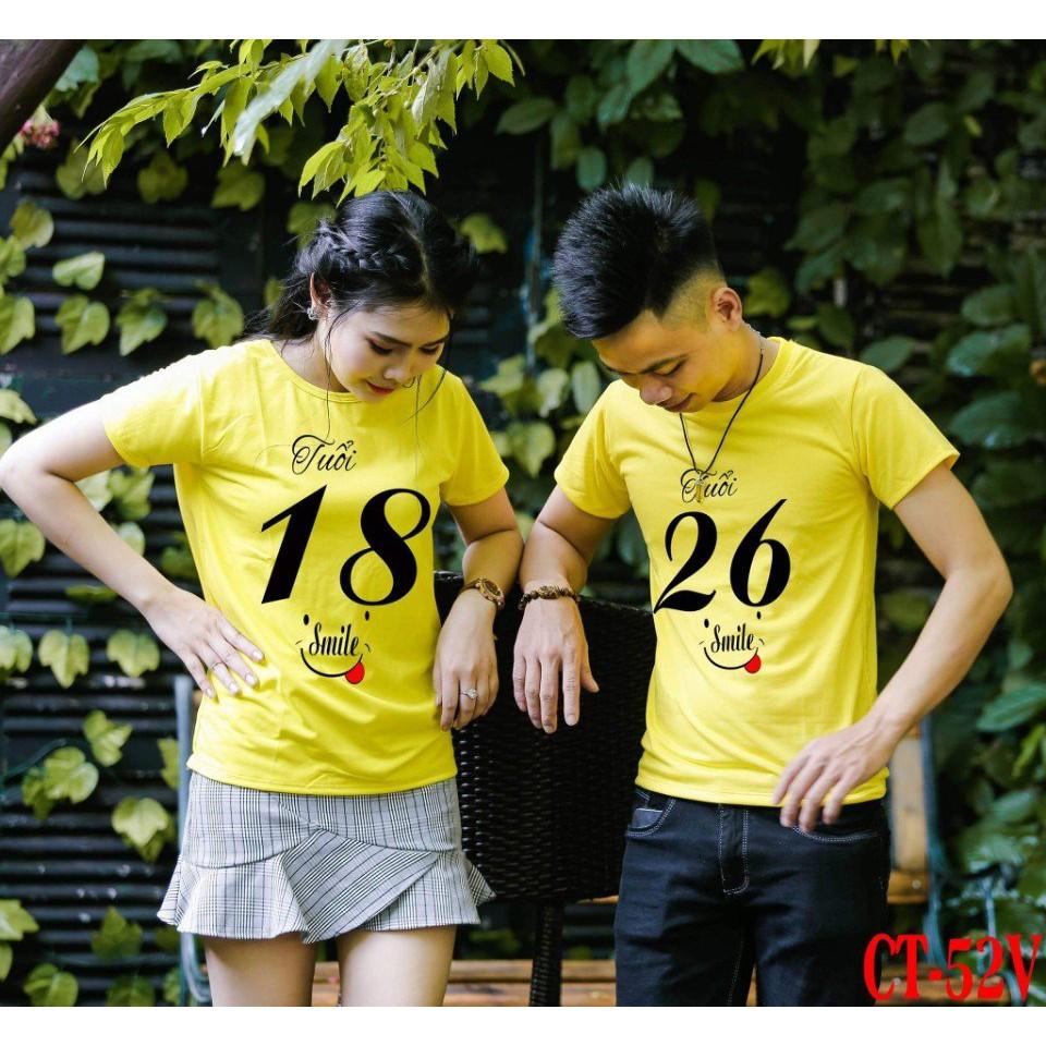 Áo đôi năm tuổi theo yêu cầu