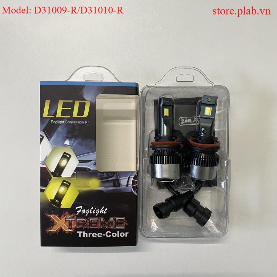 Đèn LED headlight ô tô 70W siêu sáng chip CSP ba màu