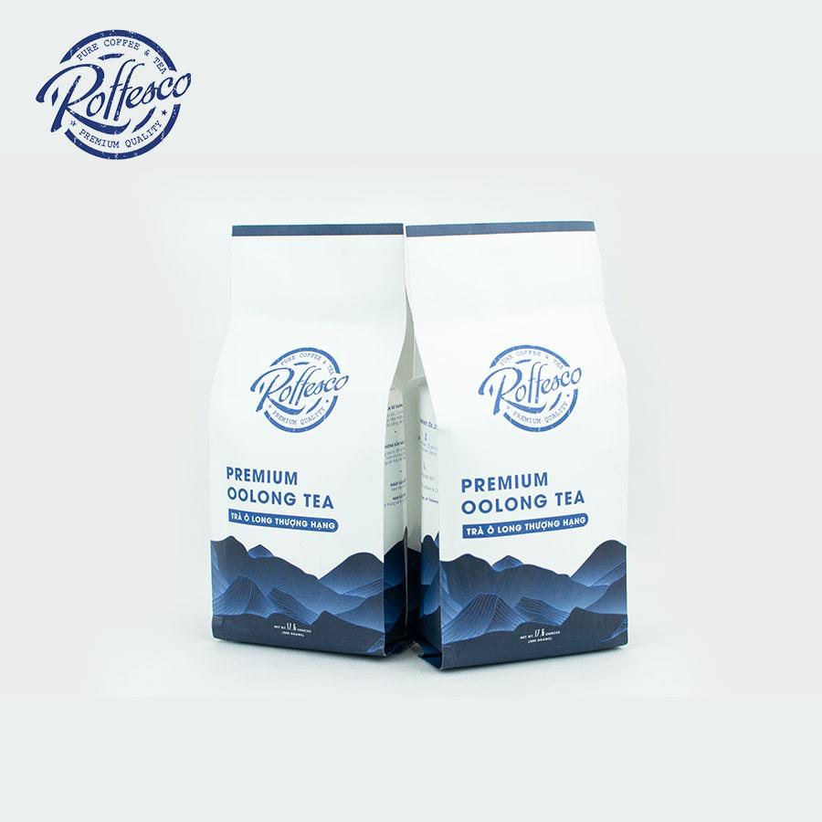 Combo 2 Trà Ô Long ROFFESCO PREMIUM OOLONG TEA 100% Búp Trà Tươi Túi 500g