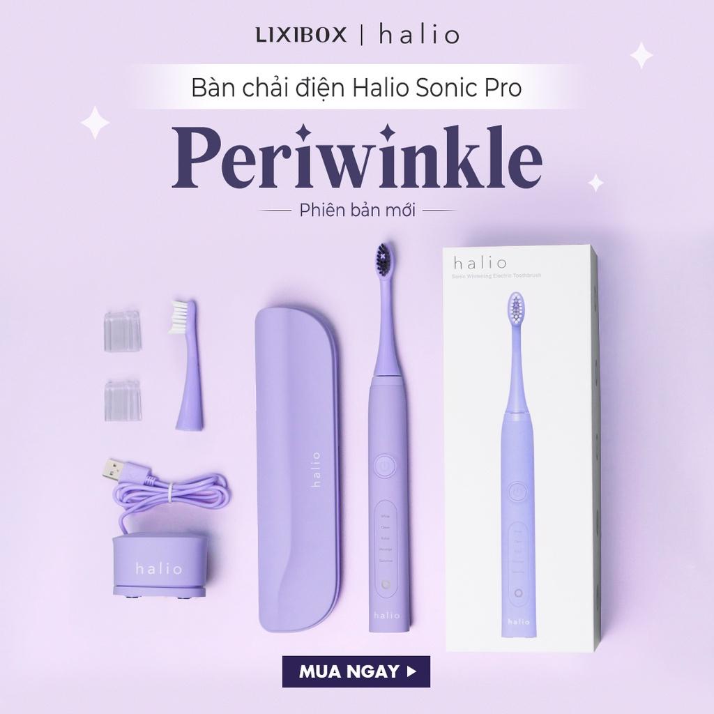 Combo 2 Bàn Chải Điện Halio Sonic Whitening Electric Toothbrush PRO - White &amp; Periwinkle