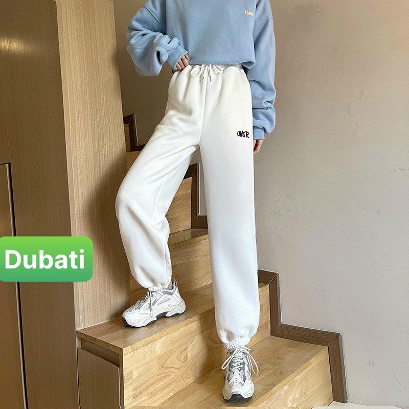 QUẦN JOGGER NAM NỮ UNISEX CHẤT NỈ DÀY DA CÁ ỐNG SUÔNG RỘNG USRA PHONG CÁCH XỊN SÒ -DUBATI FASHION