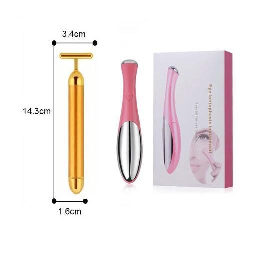 Combo 2 Máy Massage Mặt Nâng Cơ, Cây Lăn Mặt Nâng Cơ Da Cầm Tay Mát Xa Mạnh 102