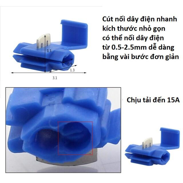 50 Cút nối dây điện kẹp phân nhánh T tiện dụng An toàn (T802)