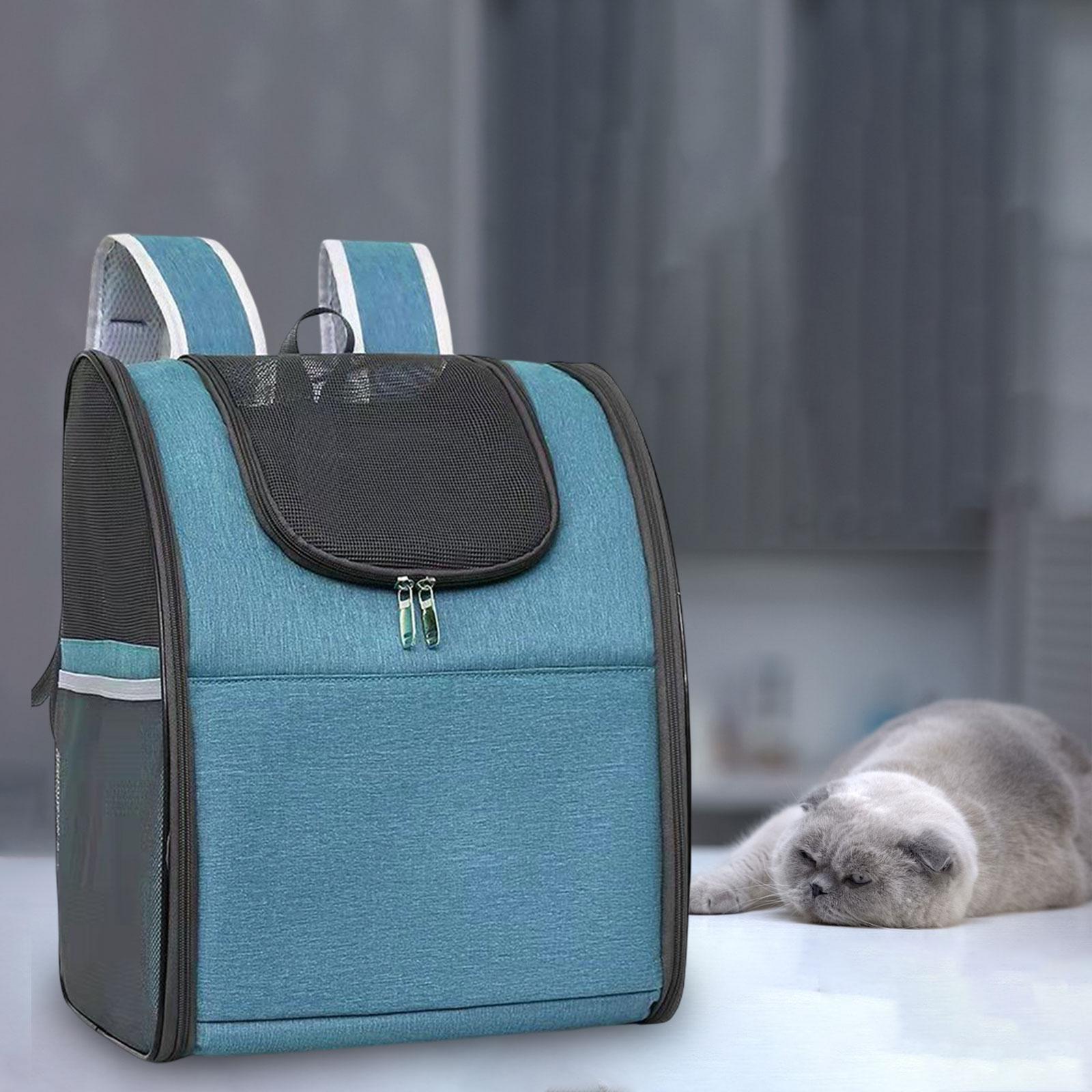 Pet Carrier Backpack for Dogs Cats Hiking Cage Portable Ventilate Travel Bag