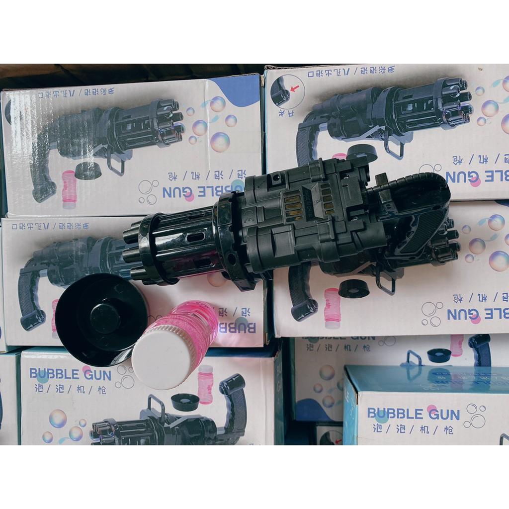 Súng Bắn Bong Bóng 8 Nòng Siêu Mạnh