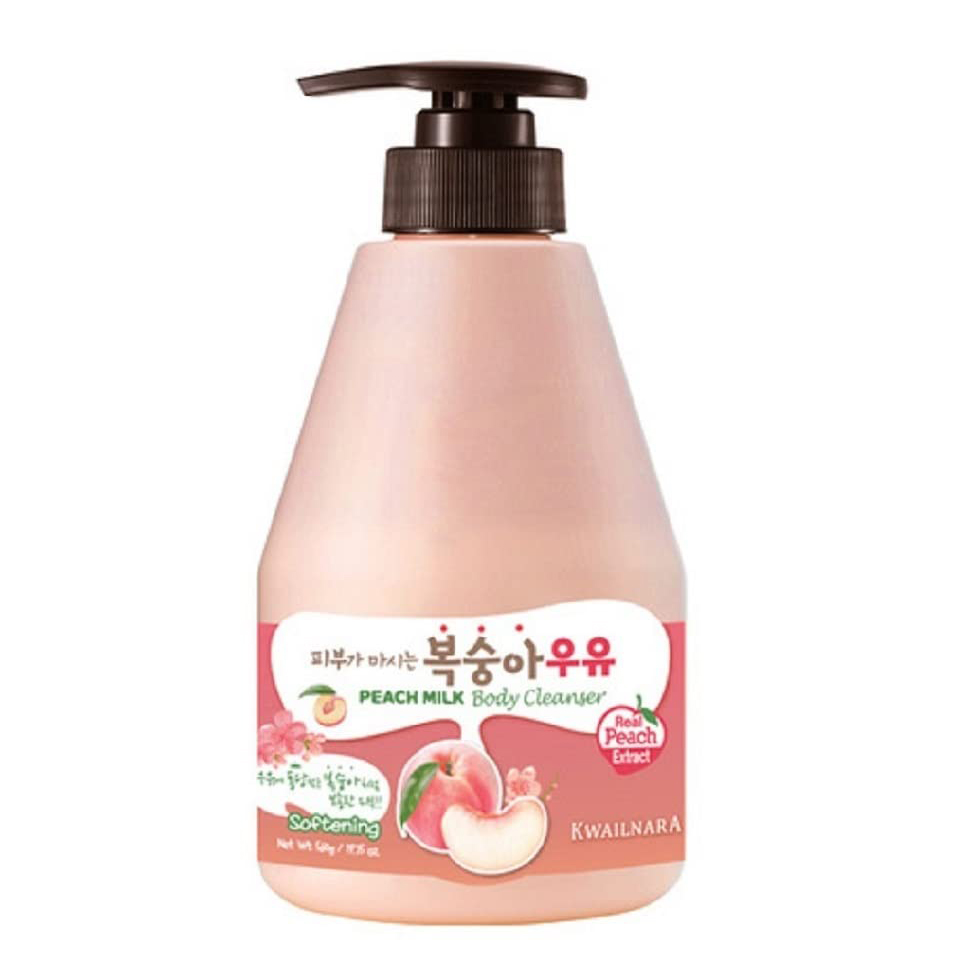 Sữa tắm lúa mạch dưỡng sáng da, dưỡng ẩm và mềm mịn Kwailnara Oat Milk Body Cleanser 560g