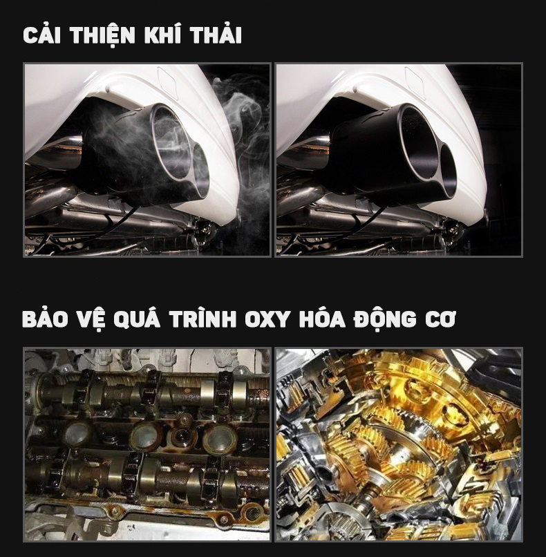 Dung Dịch Vệ Sinh Hệ Thống Xúc Tác Khí Thải Dành Cho Xe Ô Tô Động Cơ Xăng 355ml-Hàng Nhập Khẩu