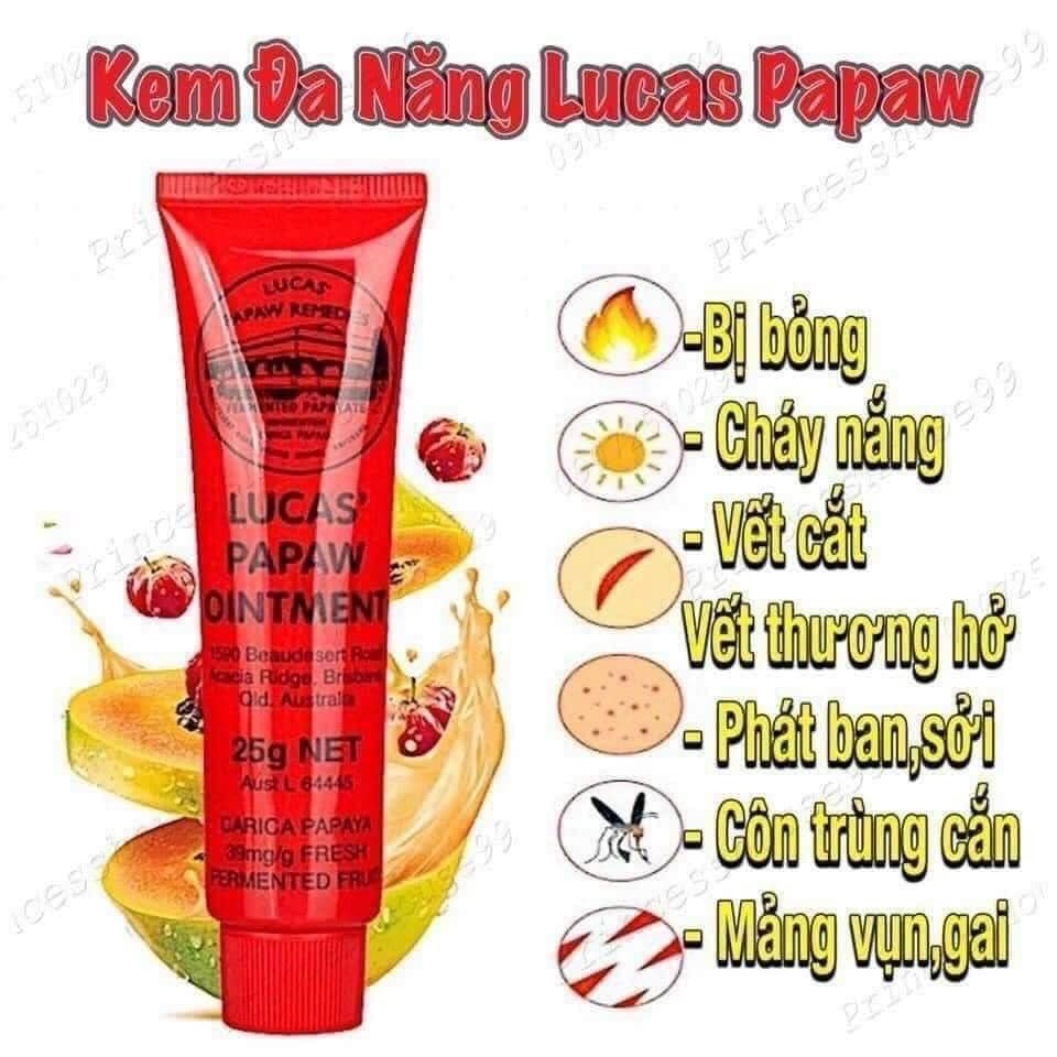 Kem Đa Năng Lucas Papaw Ointment 25g(Hàng nội địa Úc)