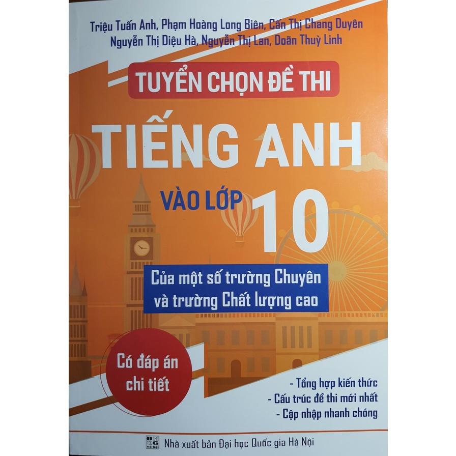 Sách - Tuyển chọn đề thi toán vào lớp 10 của một số trường chuyên và trường chất lượng cao0