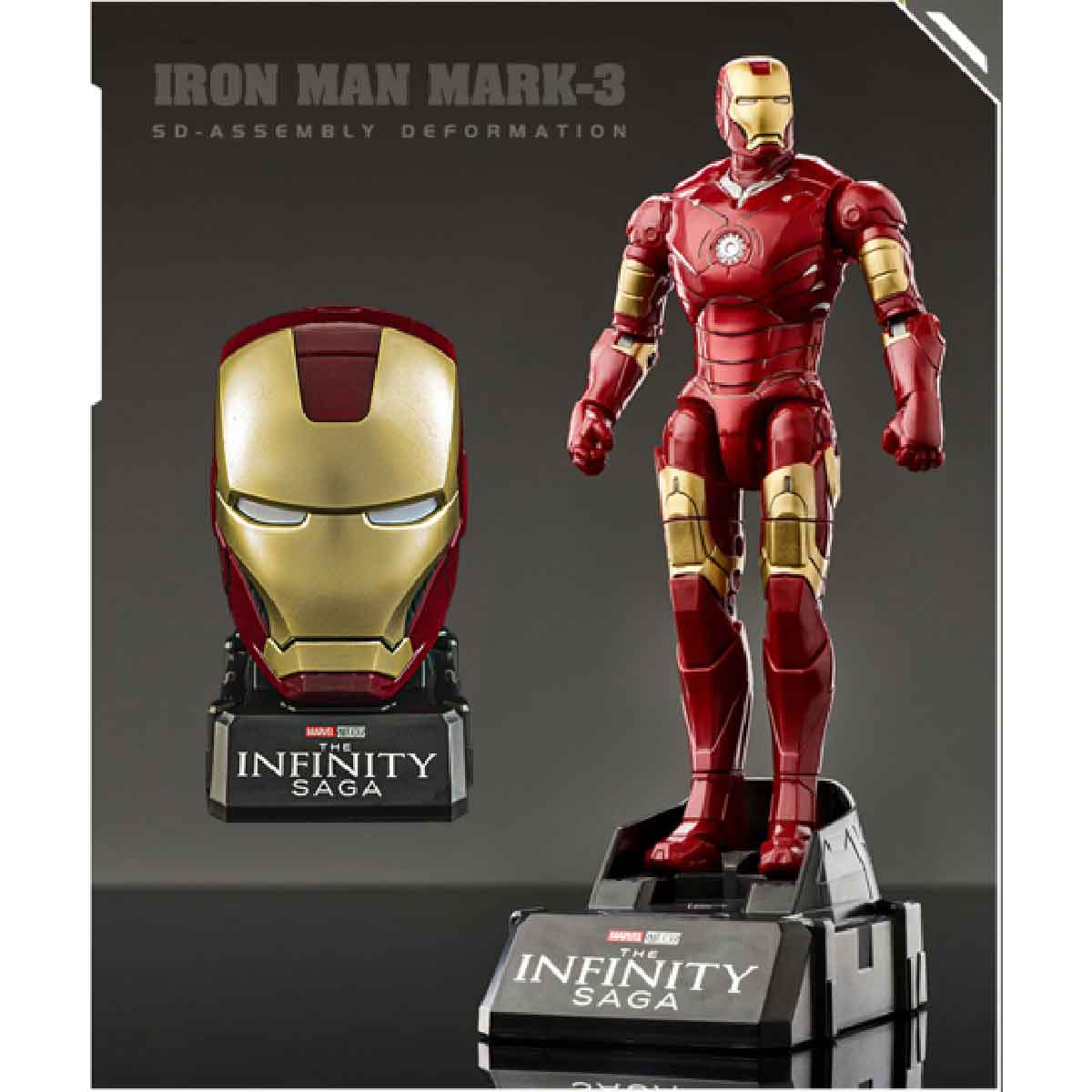 Đồ Chơi Mô Hình Marvel Biến Hình Iron Man Mark 3 MORSTORM ZC8824