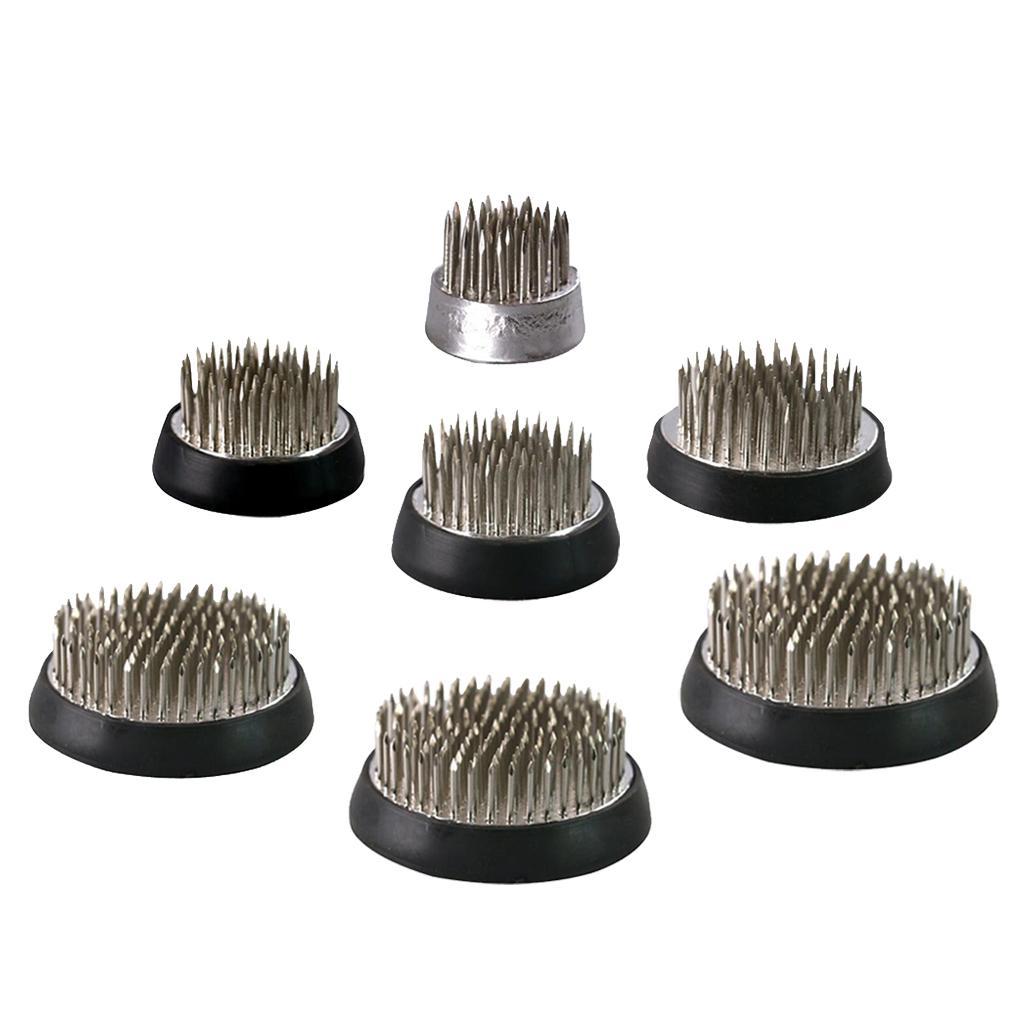 Round Ikebana  Spiky Flower Frog Arrangement Base Floral Art  2.3cm