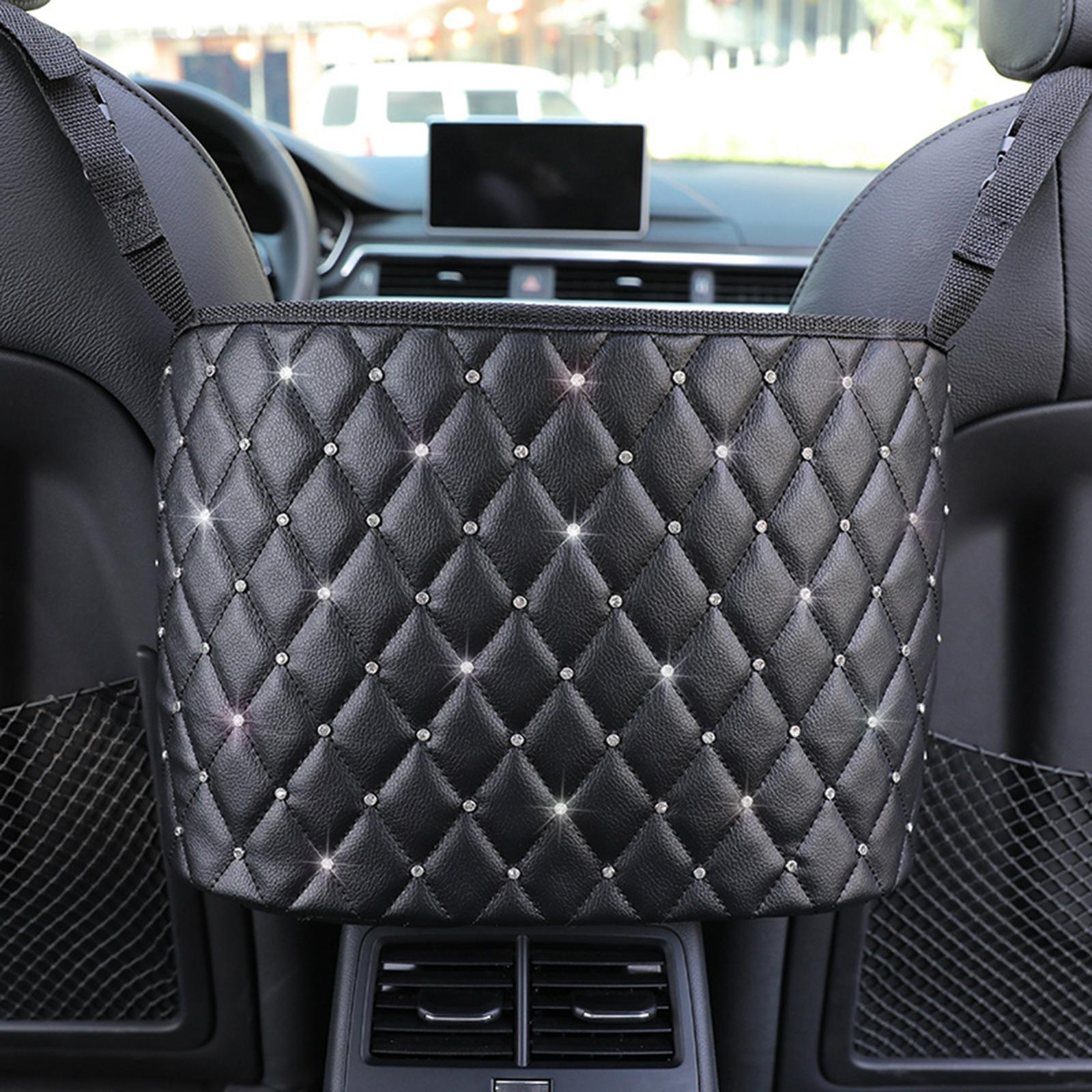 2 Packs Car Net Pocket Storage Bag Door Seat Side Back Holder Organizer Pouch