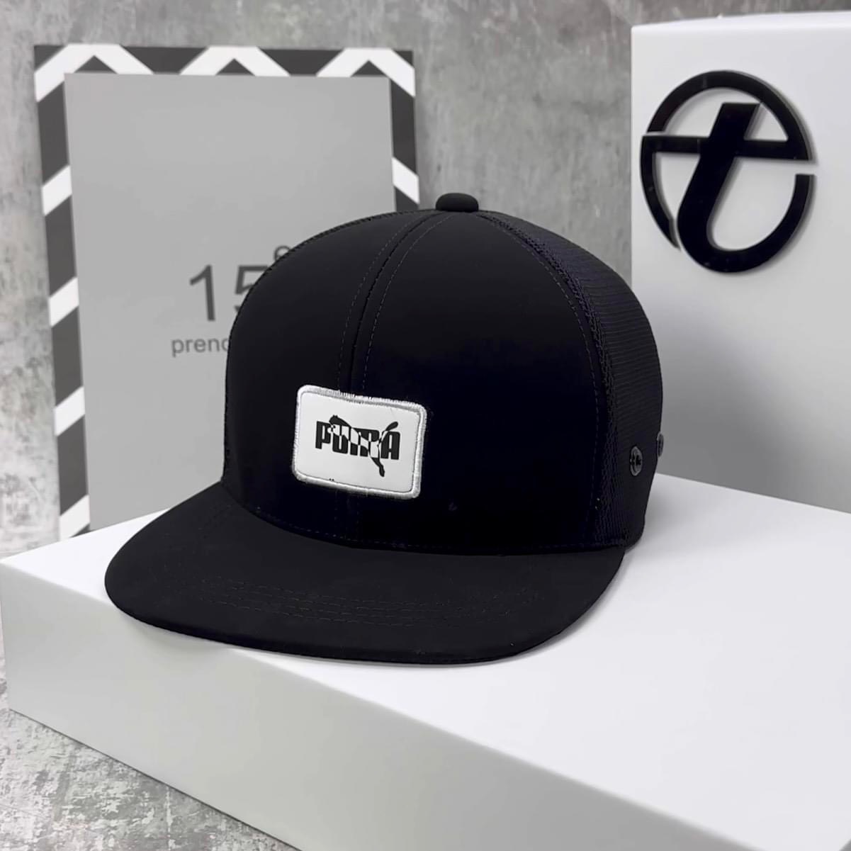 Nón snapback, mũ hiphop Pu.ma phối vải kaki Form chuẩn đẹp (Ảnh thật)