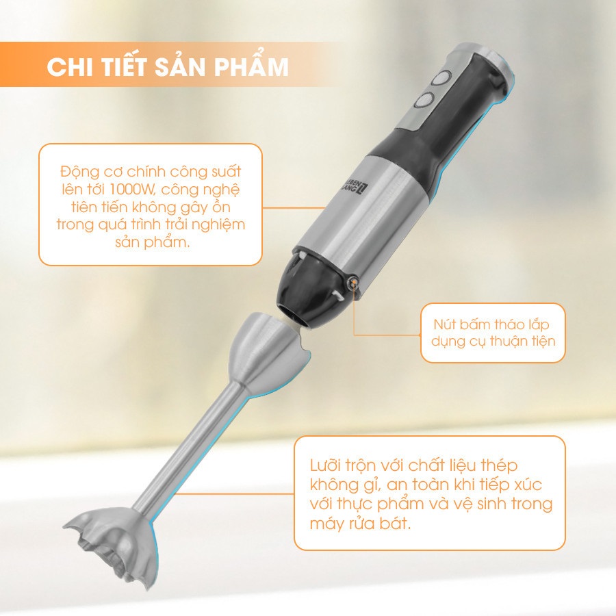 Máy xay sinh tố cầm tay Sothing Lebenlang LBL4589 công suất xay 1000w- Hàng chính hãng