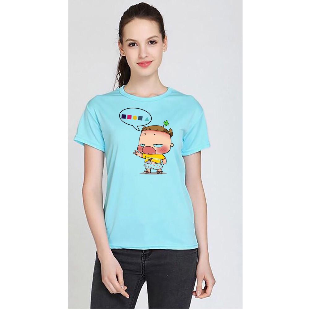 Áo thun nữ in hình dễ thương vải dày và mềm mịn ATNK1170