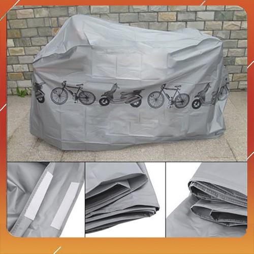 Bọc xe máy, Bạt Trùm, Áo Trùm Xe Máy, Xe Đạp Loại Dày chống nắng, chống mưa bảo vệ tuyệt đối cho xe máy xe đạp