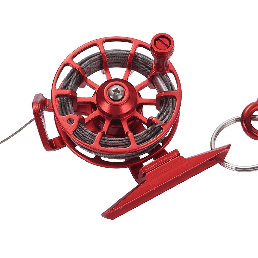 Heavy Duty Fishing Lock Buckle With Reel And - Red, 6.1m