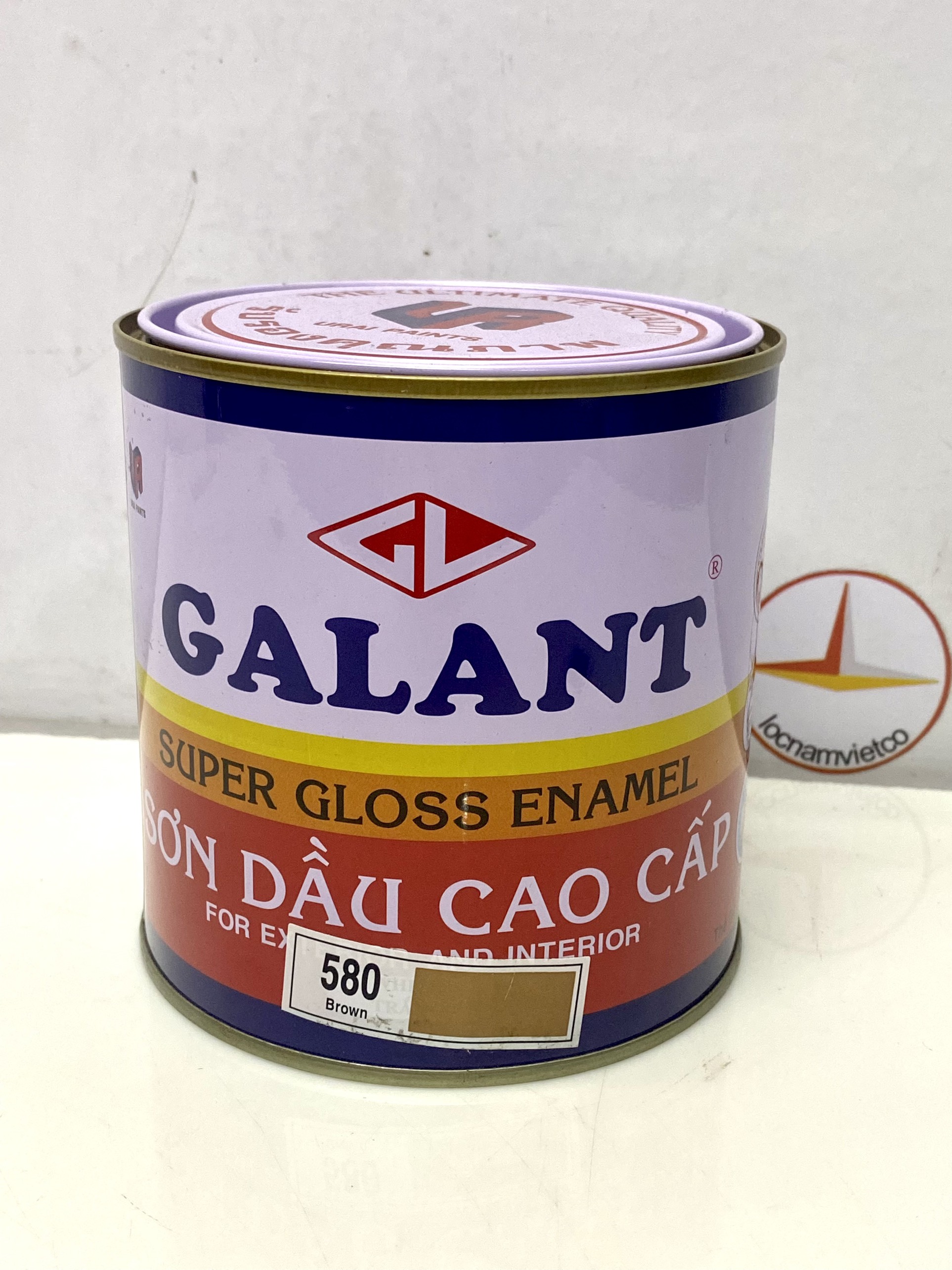 Sơn dầu Galant màu nâu New Brown 580 _0.8L