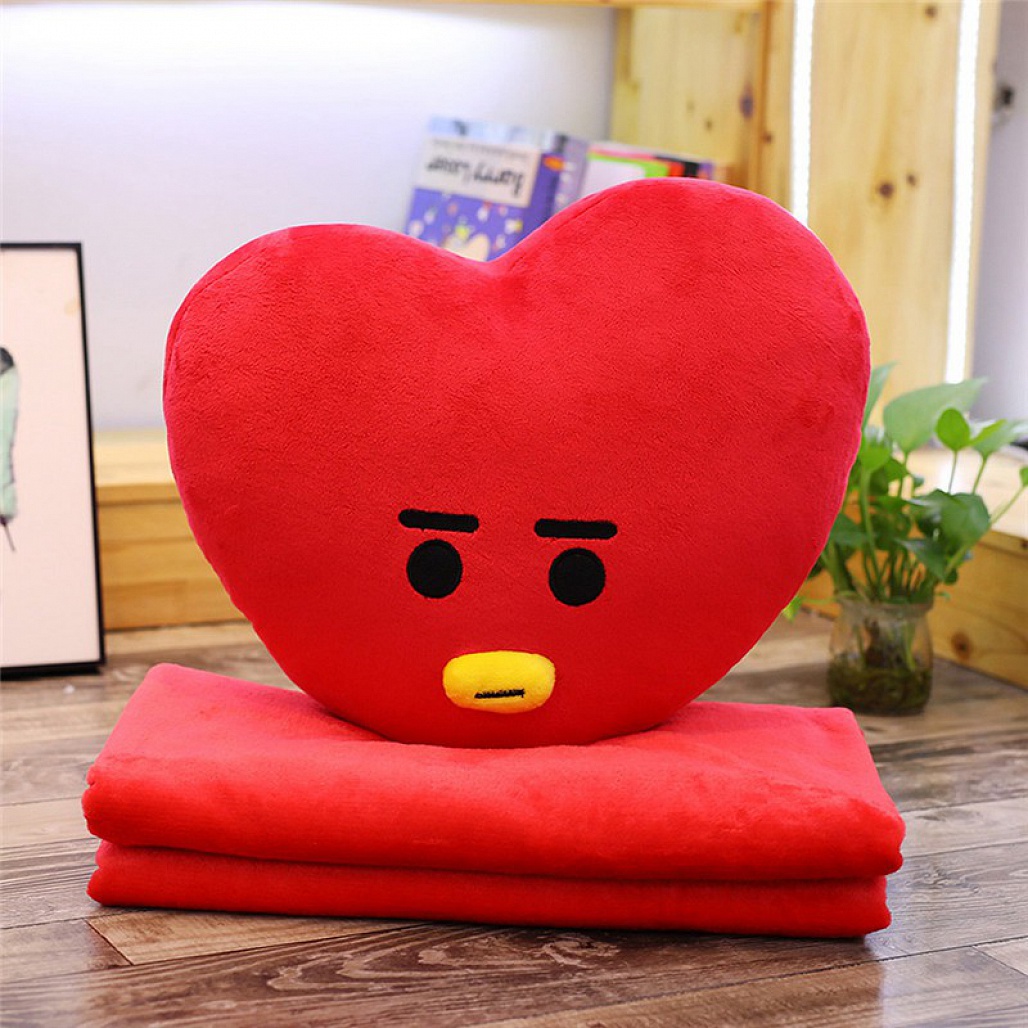 Gối ôm gấu bông TATA BT21 BTS