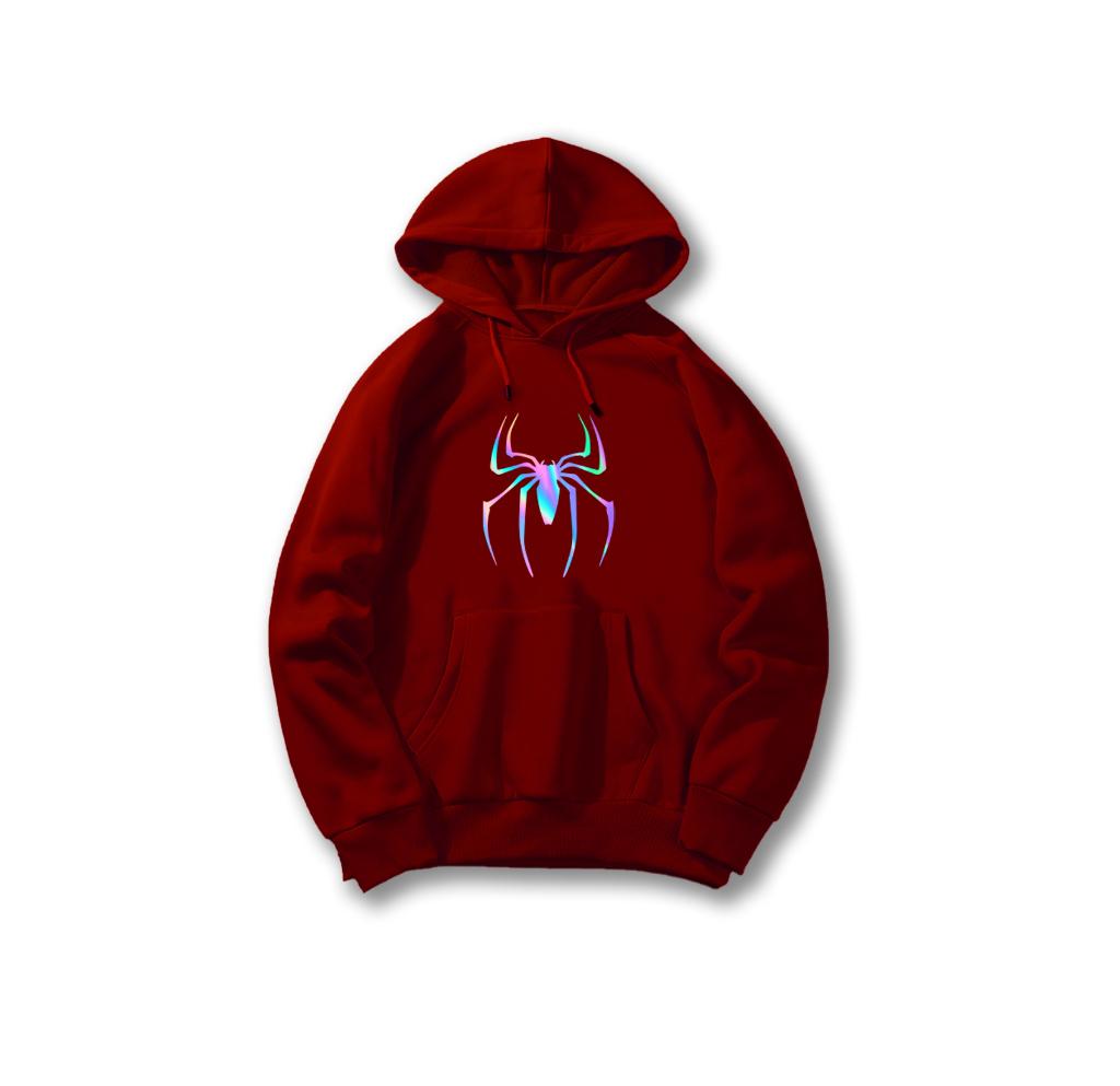 ÁO KHOÁC NỈ HOODIE PHẢN QUANG CON NHỆN
