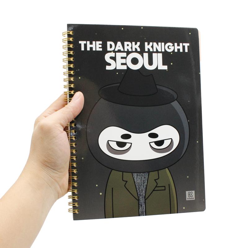 Sổ Lò Xo Design B5 - Kẻ Ngang - 80 Trang - Oxford D352B5-06 - The Dark Knight Seoul