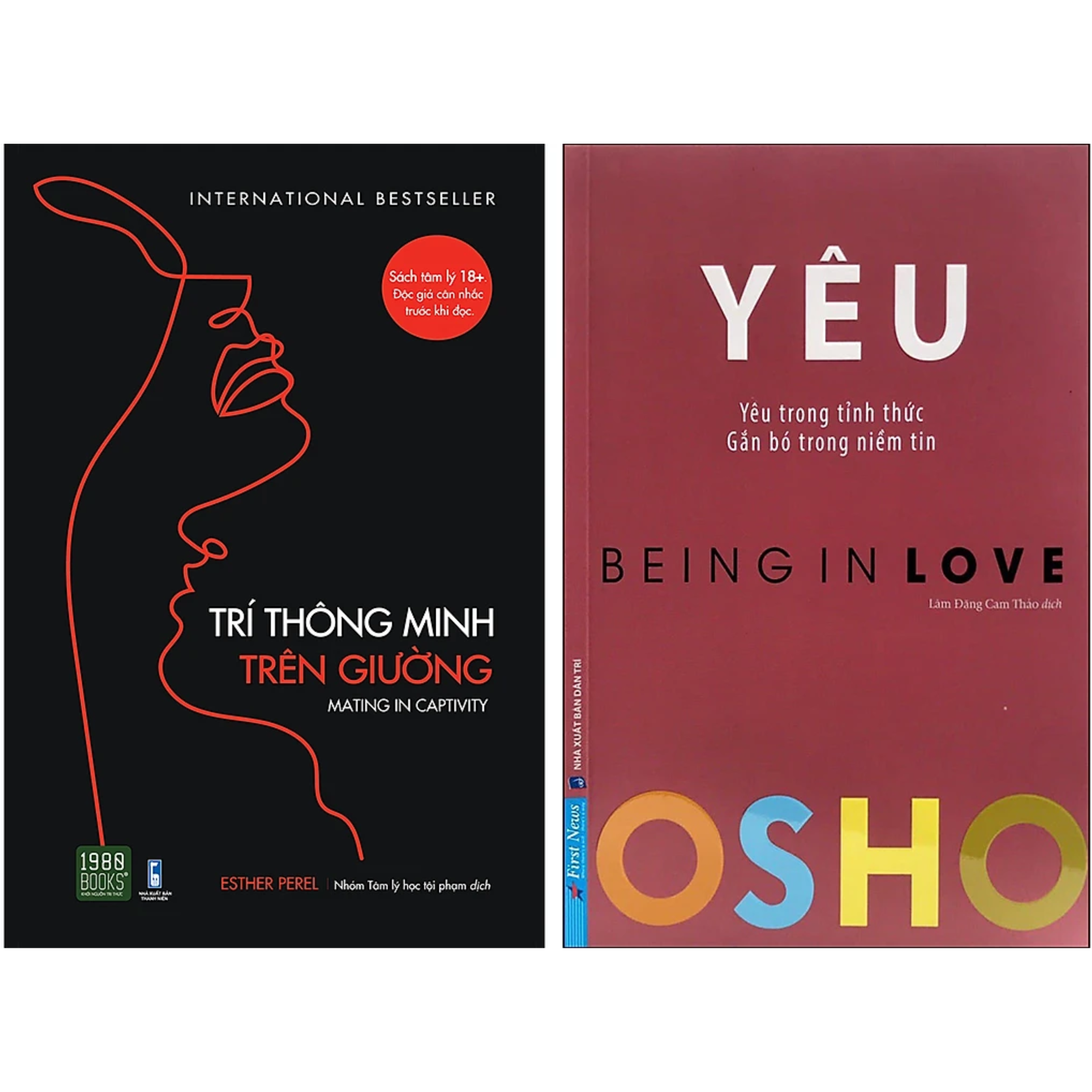 Combo 2Q: Trí Thông Minh Trên Giường + OSHO Yêu - Being In Love - Yêu Trong Tỉnh Thức