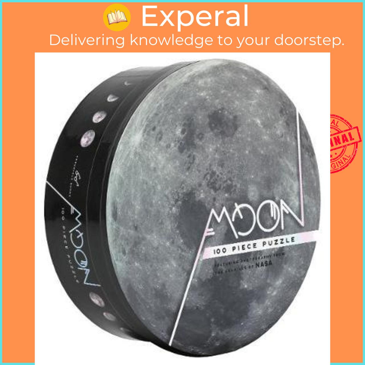 Sách - Moon: 100 Piece Puzzle : Featuring Photography from the Archives of NA by Chronicle Books