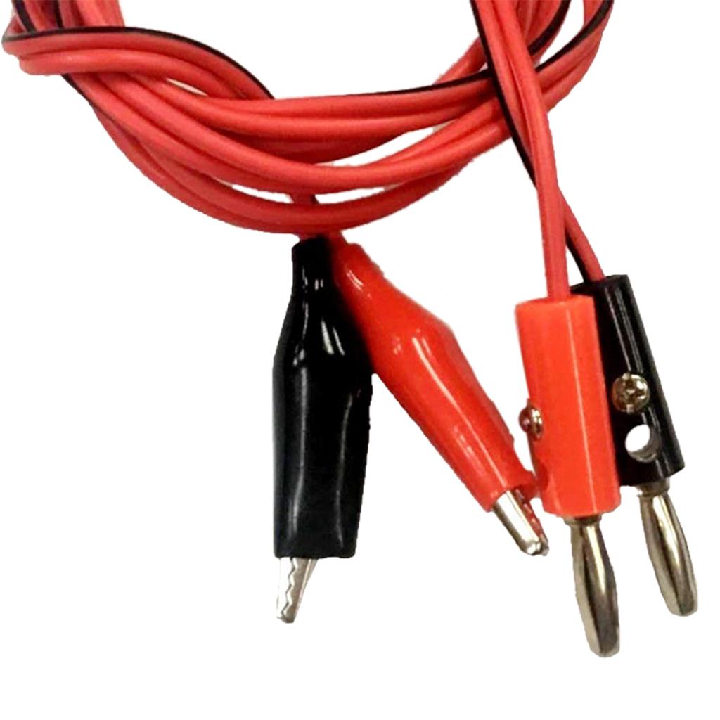 Multimeter Electrical Test Banana Plug to Crocodile Clips Cable Test