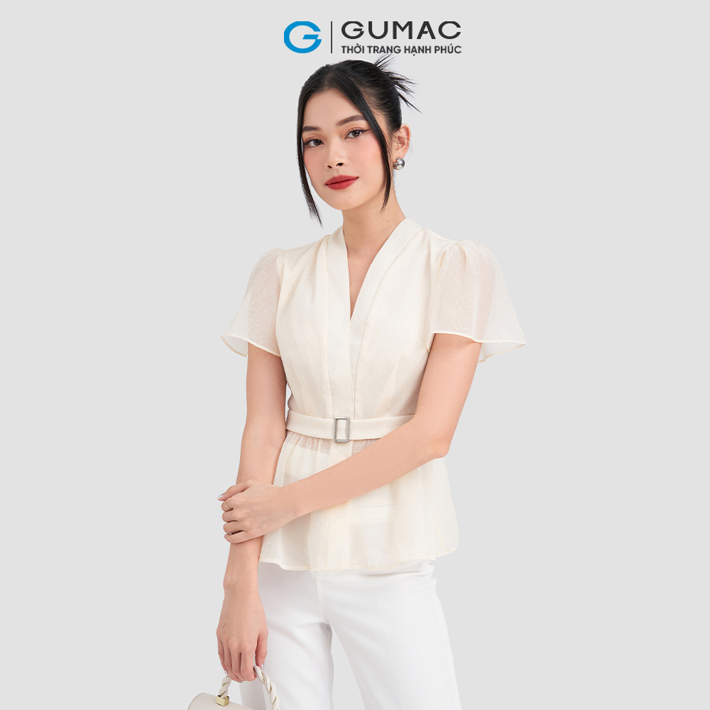 Áo peplum tay kiểu GUMAC AD03002