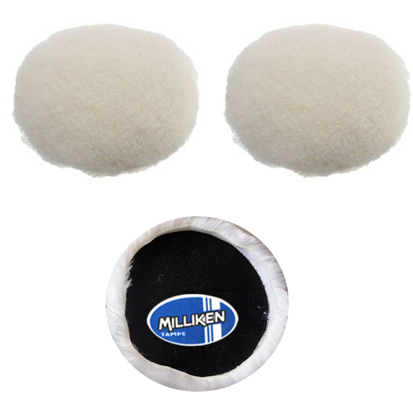 Bộ 3 phớt lông cừu đánh bóng xe 4 inch   Milliken