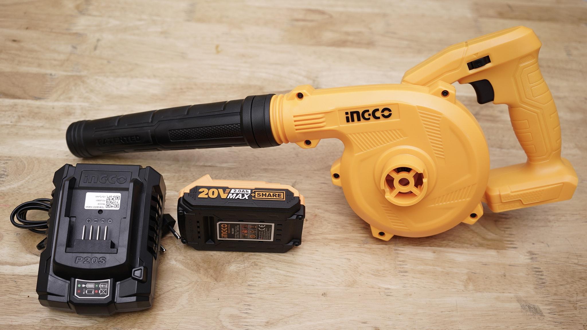 MÁY THỔI BỤI DÙNG PIN 2.7M3/PHÚT INGCO CABLI200181 - HÀNG CHÍNH HÃNG