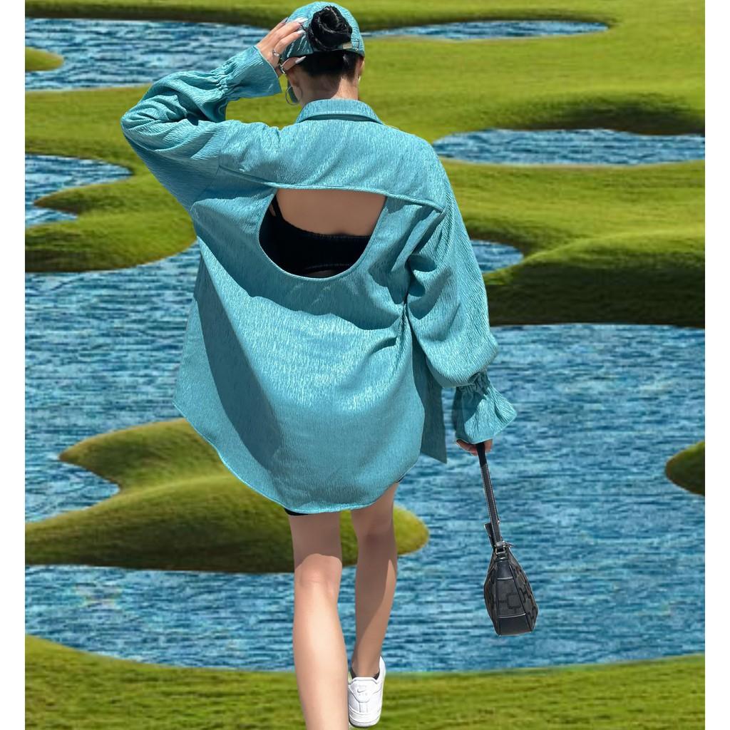 Áo Sơ Mi Vân Xanh Tartan – Water Shirt / Dusty Cyan