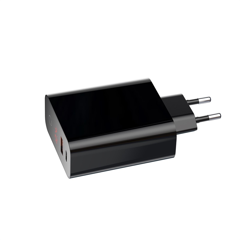 Sạc điện thoại 2 cổng USB &amp; USB Type-C PD3.0 + QC3.0 - Baseus Speed PPS Smart shutdown - Hàng nhập khẩu